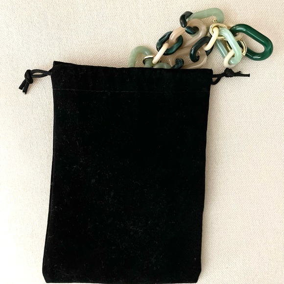 Rush Necklace by Denis & Charles Long Chunky Statement Earth-tone Colors - NWT - Picture 7 of 7